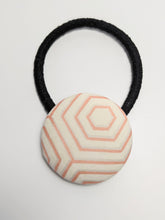 Load image into Gallery viewer, round hexagon hair tie