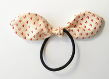 Load image into Gallery viewer, creamy colour bow hair tie