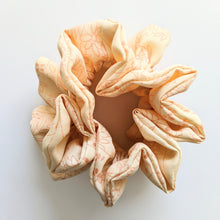 Load image into Gallery viewer, creamy colour hair scrunchie