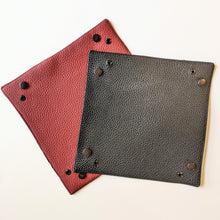 Load image into Gallery viewer, Fabric Valet Tray (black, pink and red stripes)