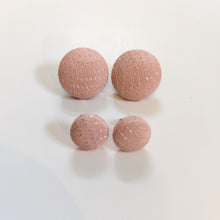Load image into Gallery viewer, 2 sets of pink round earrings