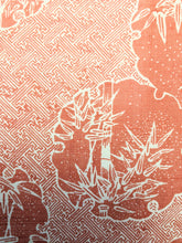 Load image into Gallery viewer, Cufflinks and Pocket Square - Pink Orange Bamboo