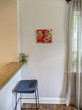 Load image into Gallery viewer, Red floral vases wall art