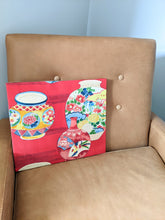 Load image into Gallery viewer, Red floral vases wall art