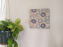 Load image into Gallery viewer, Blue chrysanthemum wall art