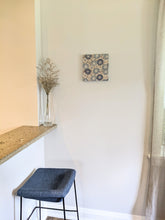 Load image into Gallery viewer, Blue chrysanthemum wall art