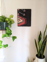 Load image into Gallery viewer, Multicolour geometric black obi  wall art