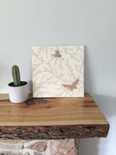 Load image into Gallery viewer, Butterflies with plum blossom wall art