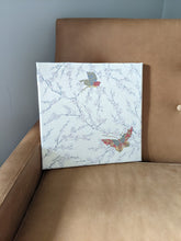 Load image into Gallery viewer, Butterflies with plum blossom wall art