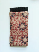 Load image into Gallery viewer, Brown floral glasses case