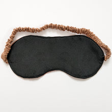 Load image into Gallery viewer, Silk Kimono Sleep Eye Mask - Pink Orange Bamboo