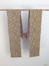 Load image into Gallery viewer, Silk Kimono Scarf - Brown doggies (reversible)