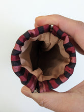 Load image into Gallery viewer, Red and black stripe glasses case