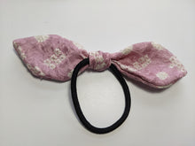 Load image into Gallery viewer, pink bow hair tie
