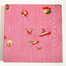 Load image into Gallery viewer, pink stripe square wall art
