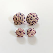 Load image into Gallery viewer, 2 sets of round shibori earrings
