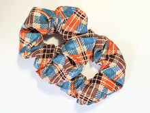 Load image into Gallery viewer, Plaid Silk Scrunchie
