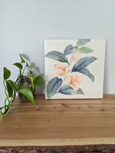 Load image into Gallery viewer, Peachy flower obi wall art
