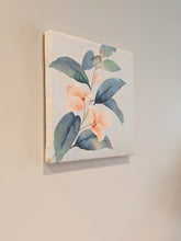 Load image into Gallery viewer, Peachy flower obi wall art
