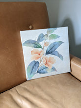 Load image into Gallery viewer, Peachy flower obi wall art
