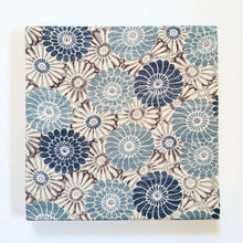 Load image into Gallery viewer, Blue chrysanthemum wall art
