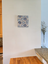 Load image into Gallery viewer, Blue chrysanthemum wall art
