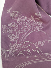 Load image into Gallery viewer, Silk Kimono Scarf - Brown doggies (reversible)
