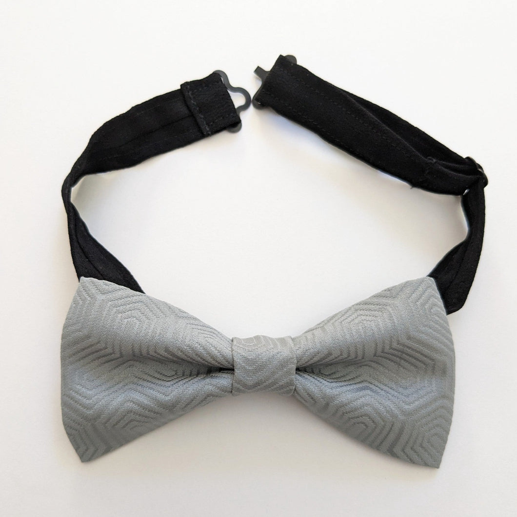 Silk Bow Tie - Gray